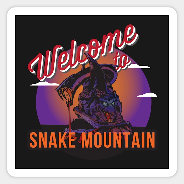 Welcome To Snake Mountain He Man Masters Of The Universe Sticker by Rebus28